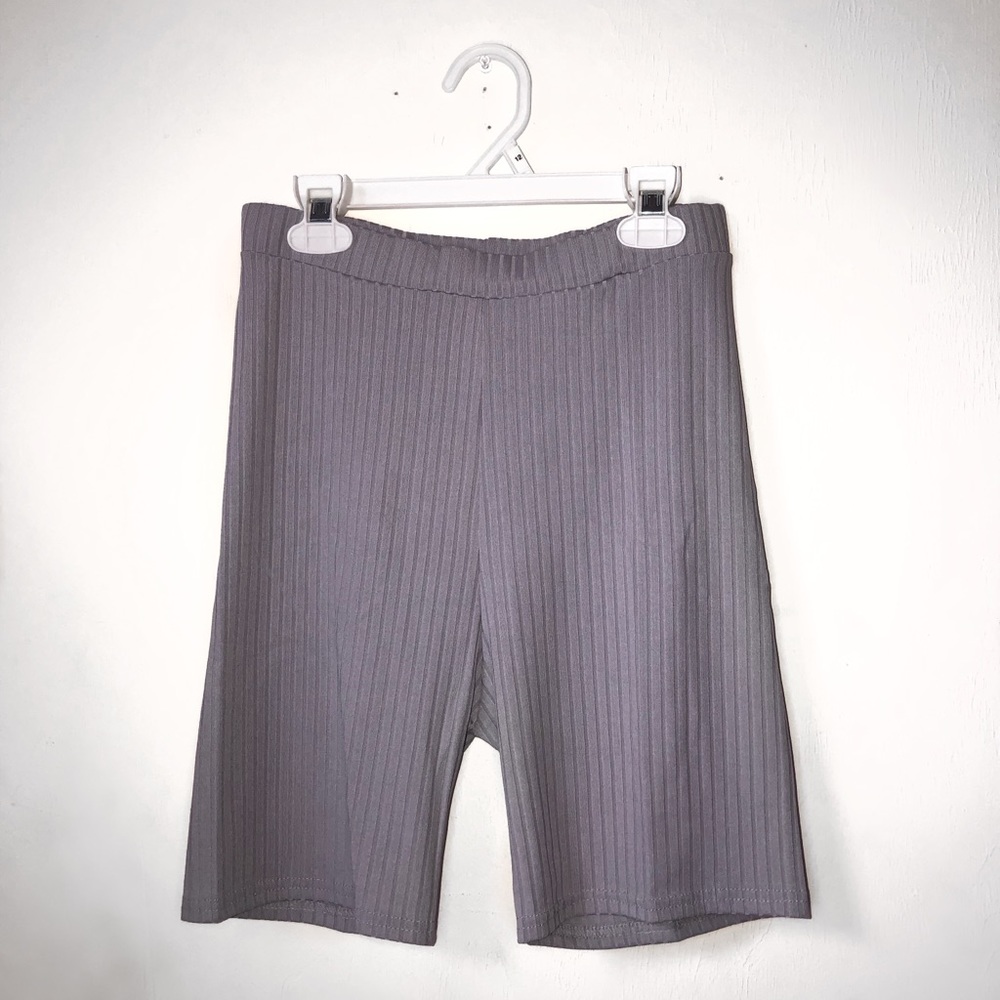 two piece biker short set